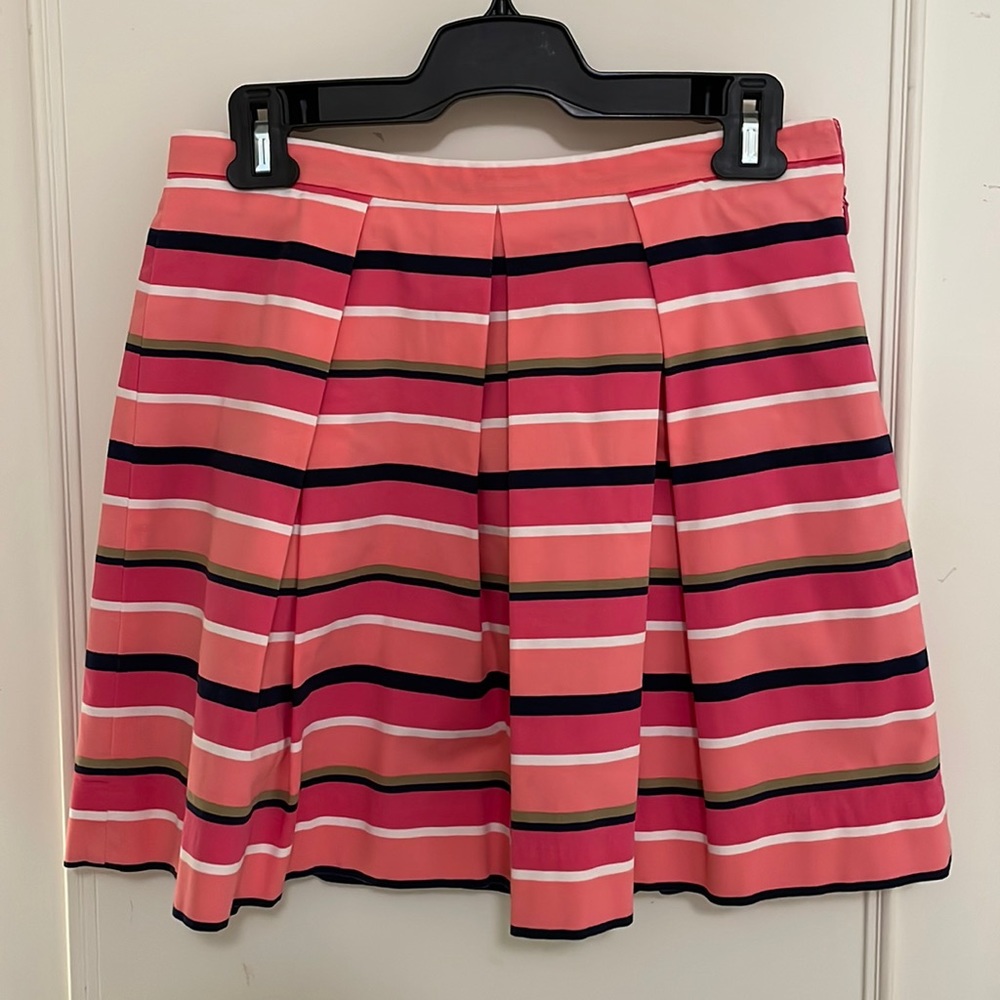 GAP pleated striped skirt.
